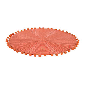Napperon rond corail 15 po VERTUO