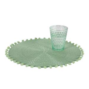 Napperon rond vert 15 po VERTUO