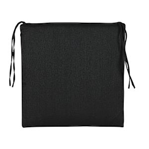 Black Garden Chair Cushion