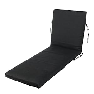 Coussin pour chaise longue noir