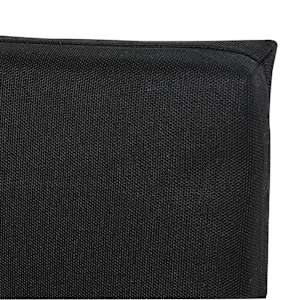 Coussin pour chaise longue noir