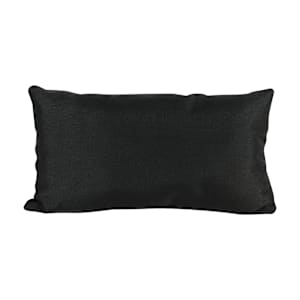 Coussin de patio noir 10 po x 19 po