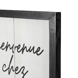 Cadre décoratif Bienvenue chez nous VERTUO