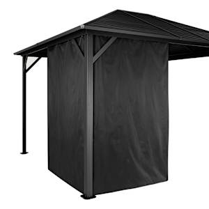Rideaux noir pour abri soleil Tofino 10 pi x 10 pi