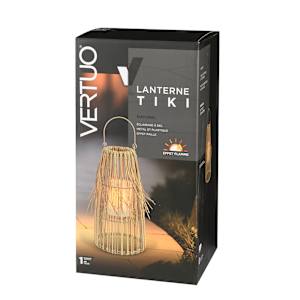 VERTUO Tiki Lantern 12 5/8 in. Natural