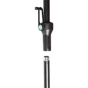 Parasol rectangulaire inclinable noir avec mât en aluminium 6 pi 5 po x 9 pi 8 po VERTUO