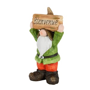 Gnome de jardin Bienvenue VERTUO