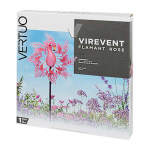 Virevent Flamant rose 47 1/4 po VERTUO