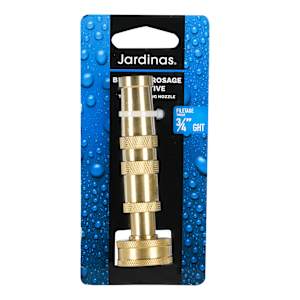Buse d'arrosage à jet simple ajustable