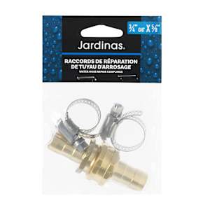 Water Hose Repair Couplings 5/8 in. (M x F)