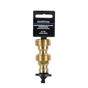 Adaptateur de tuyau d'arrosage mâles Pqt/2