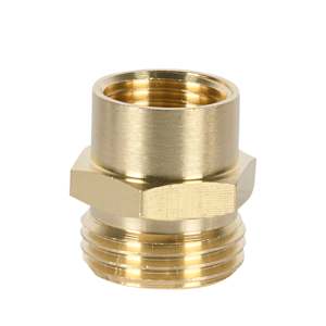 Raccord de tuyau d'arrosage 3/4 po GHT x 1/2 po NPS (M x F)