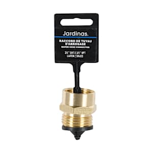 Raccord de tuyau d'arrosage 3/4 po GHT x 3/4 po NPT (M x F)