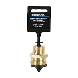 Water Hose Connector 3/4 in. GHT x 1/2 in. NPT (M x M)