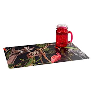Napperon rectangulaire animaux de la jungle 17 3/4 po x 11 3/4 po VERTUO