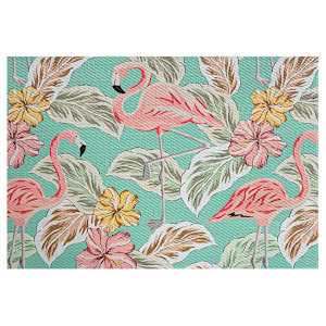Napperon rectangulaire flamants roses 17 3/4 po x 13 po VERTUO
