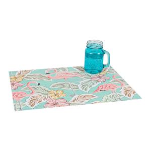 Napperon rectangulaire flamants roses 17 3/4 po x 13 po VERTUO