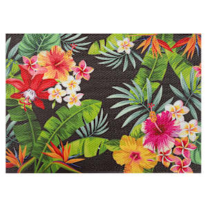 Napperon rectangulaire hibiscus 17 3/4 po x 13 po VERTUO