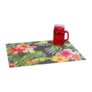 Napperon rectangulaire hibiscus 17 3/4 po x 13 po VERTUO