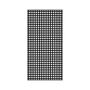 Black PVC Decorative Lattice 4 ft. x 8 ft.