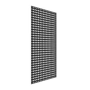 Black PVC Decorative Lattice 4 ft. x 8 ft.