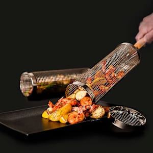 Cylindrical Grilling Baskets Pkg/2