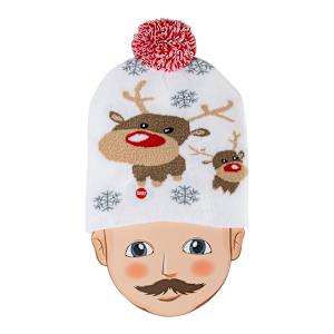 Tuque de Noël lumineuse VERTUO