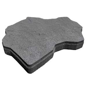 Dalle Ardesia charbon 17 5/16 po x 21 1/2 po
