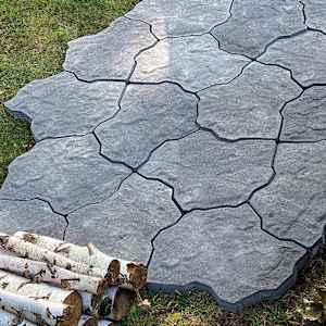 Dalle Ardesia charbon 17 5/16 po x 21 1/2 po