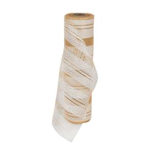 Rouleau de tulle blanc et naturel 10 po x 15 pi VERTUO