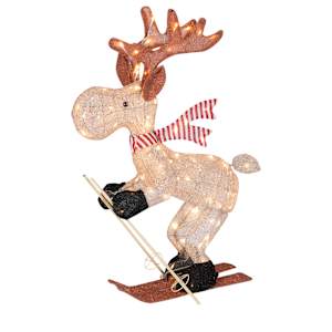 Orignal en skis illuminé 37 3/8 po VERTUO