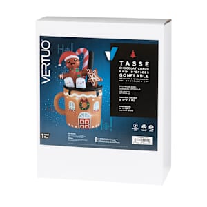 Tasse de chocolat chaud gonflable 5 pi 11 po VERTUO