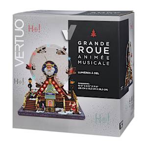 Grande roue animée musicale et illuminée VERTUO