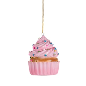 Ornement gâteau rose 3 po VERTUO