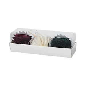 Ensemble de 3 ornements losanges 2 3/4 po VERTUO