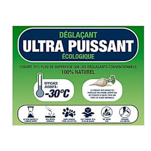 Déglaçant biologique pour le béton -30°C, 6 kg