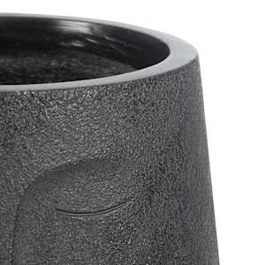 VERTUO Face Pot Cover 9 1/2 in. Black
