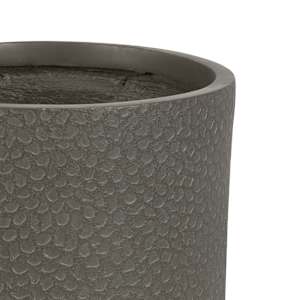 VERTUO Volcanic Effect Plant Pot 9 1/2 in. Taupe