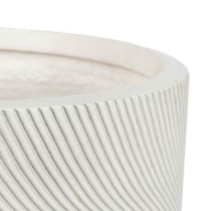 VERTUO Curved lines Plant Pot 11 3/4 in. White