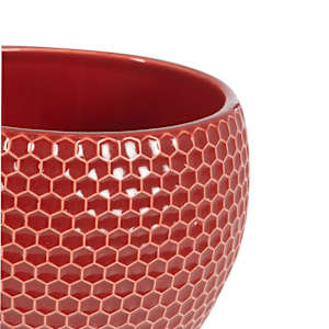 VERTUO Honeycomb Pot Cover 5 1/2 in. Red