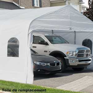 Toile de remplacement pour abri d'auto de luxe 20 pi x 30 pi