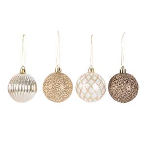 Boules de Noël 2 3/8 po Ens/12 VERTUO
