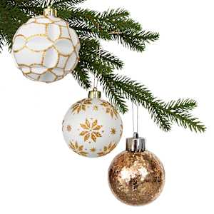 VERTUO Christmas Balls 3 1/8 in. Set/20