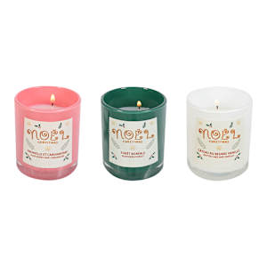 Ensemble de 3 bougies parfumées 50 g