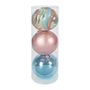 VERTUO Christmas Balls 7 7/8 in. Set/3