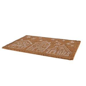 Tapis coco d'extérieur maison blanches 30 po x 20 po VERTUO