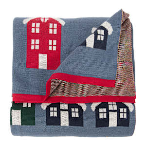 Jeté village de Noël 51 1/8 po x 63 po VERTUO