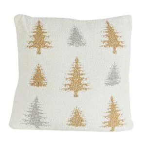 Coussin sapins 17 3/4 po x 17 3/4 po VERTUO