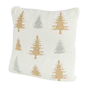 Coussin sapins 17 3/4 po x 17 3/4 po VERTUO