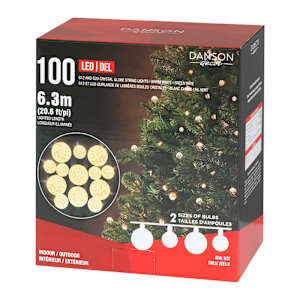 100 LED Lights Set G12 & G20 Warm White